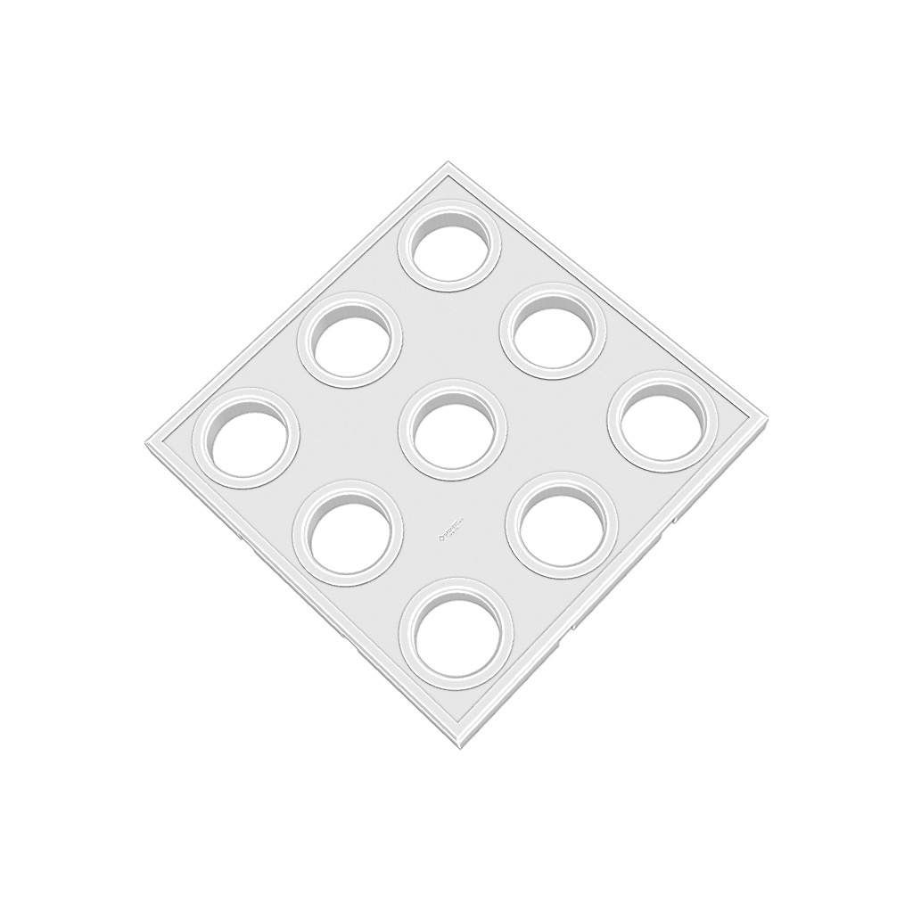 Plates - 4-Square - Sharp Corners